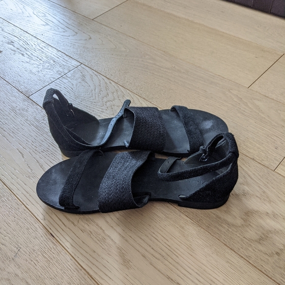 Via Spiga Black Suede Sandals - Picture 4 of 7